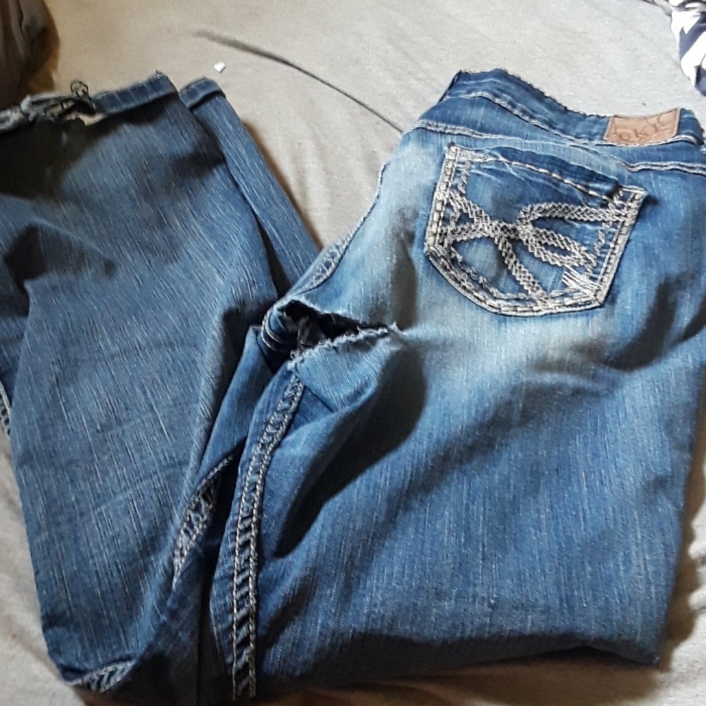 BKE men's distressed jeans